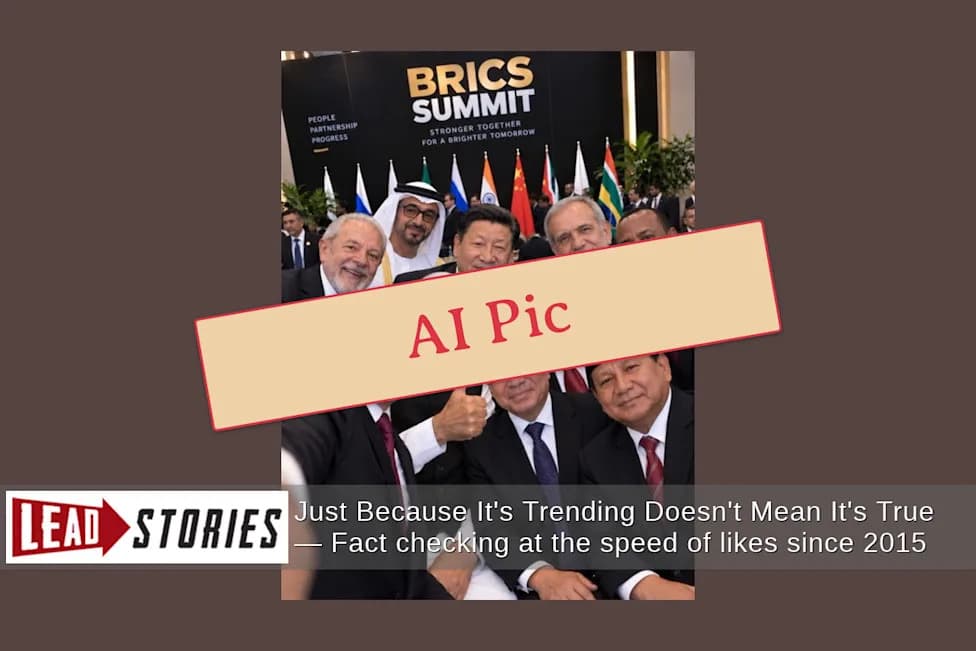 Lažan Selfi: AI-Generisana Slika Putina Sa Liderima BRICS Objavljena Sa Naloga Ruske Ambasade