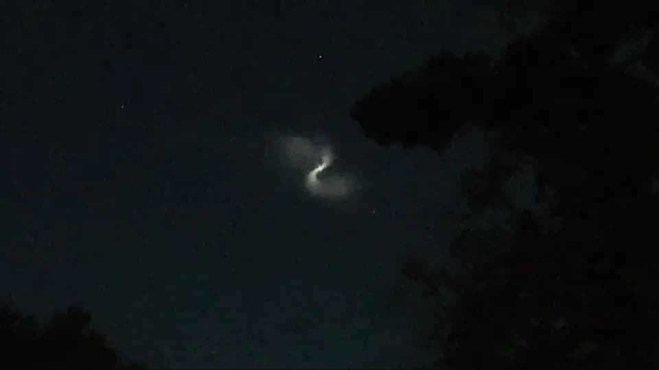 Nije NLO: „vrteška” na nebu 4. novembra potekla od lansiranja rakete Ariane 6