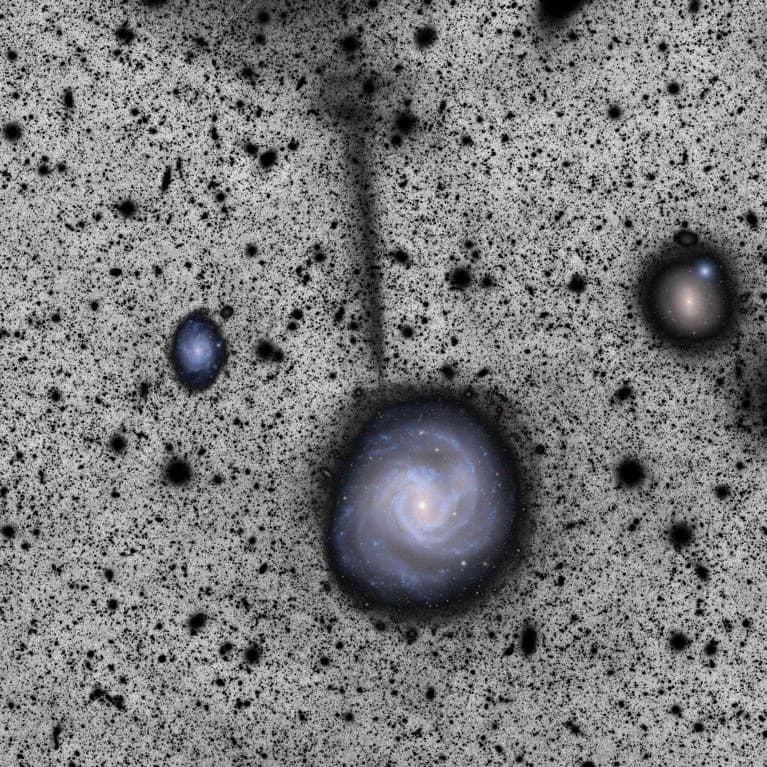 Rubin otkriva ogroman „rep“ kod Messier 61 — trag razorene patuljaste galaksije