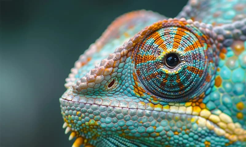 Kameleoni gledaju na dva sveta odjednom: otkriveni uvijeni optički nervi
