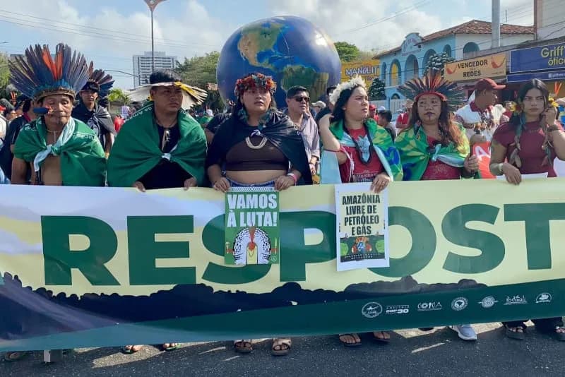 50.000 na maršu za klimu u Belému: Domorodački pokreti traže pravdu i zaštitu Amazonije