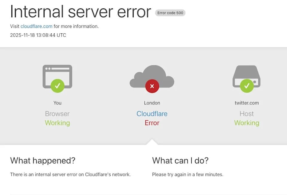 Cloudflare oborio X, ChatGPT i druge — automatski konfiguracioni fajl izazvao tročasovni prekid