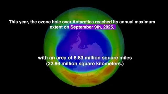 Rupa u ozonskom omotaču 2025. peta najmanja od 1992. — dokaz da Montrealski protokol deluje