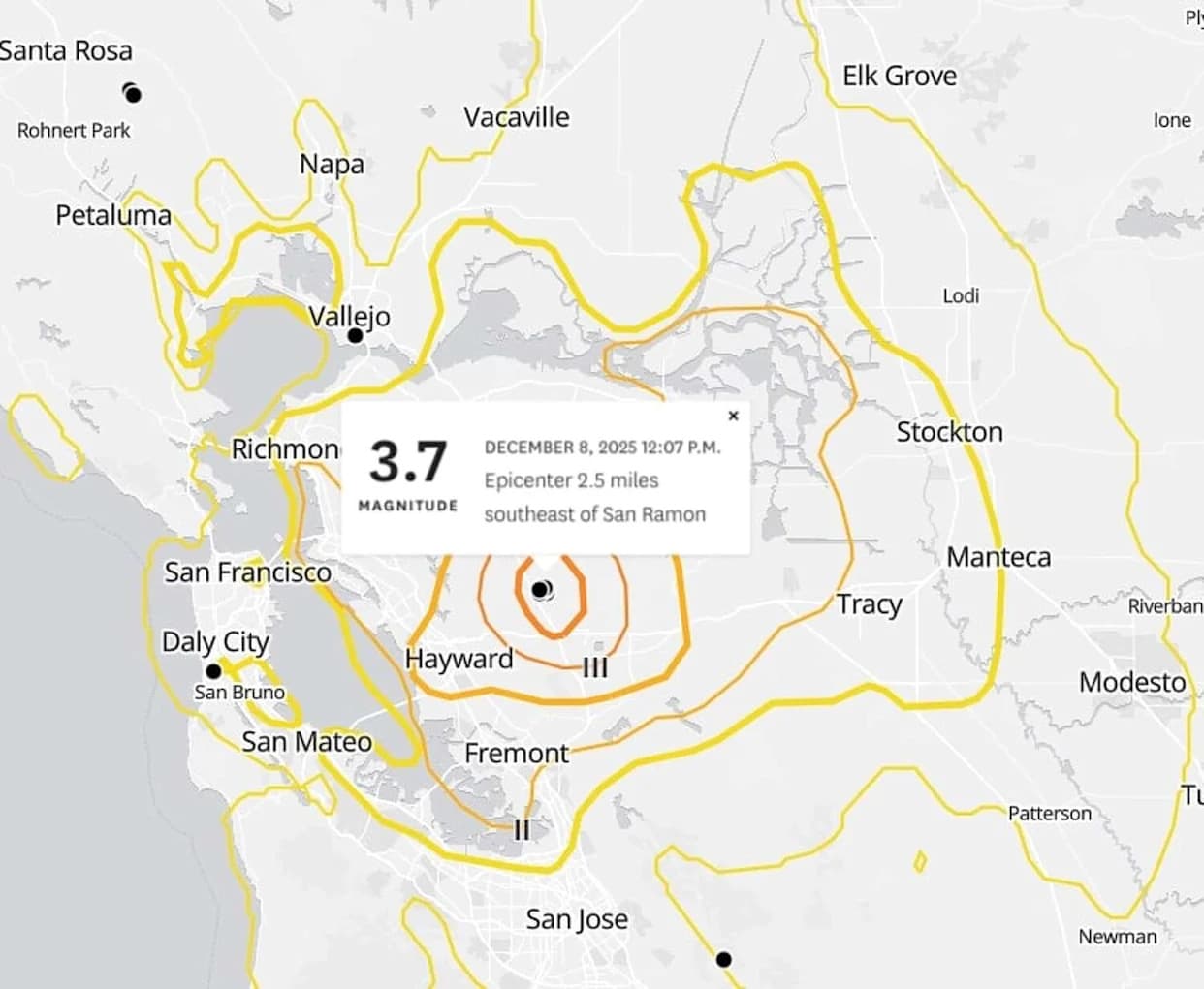 Potres magnitude 3,7 Pogodio Tri‑Valley u East Bayu — Šta Nauka Kaže