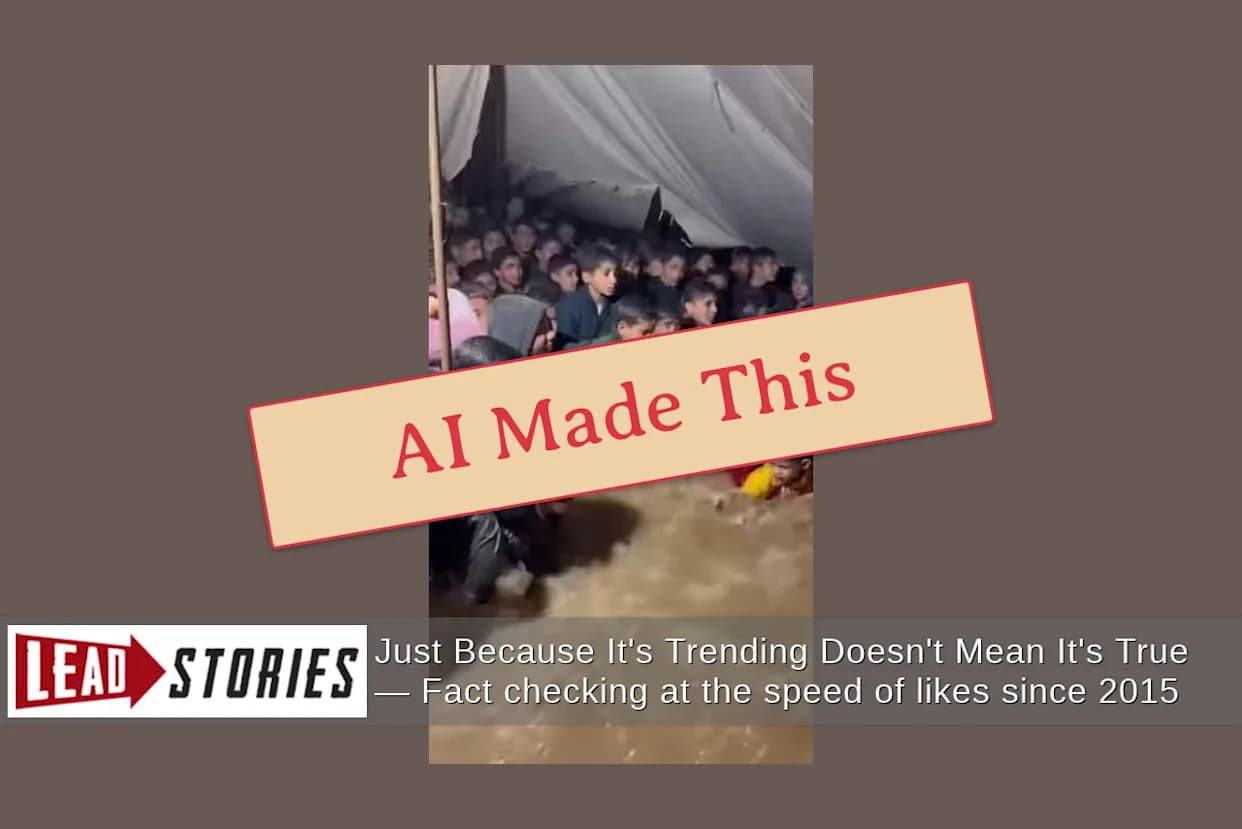 Provera Činjenica: Viralni AI Video Zapisi Poplava U Gazi Nisu Autentični