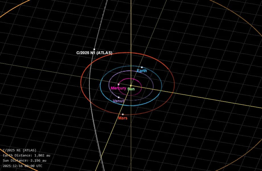 Interstelarni komet 3I/ATLAS se približava Zemlji — kako ga možete videti i šta znamo