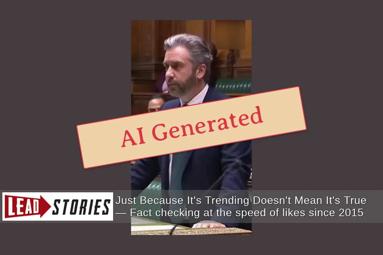 Provera činjenica: Video o britanskom poslaniku koji „traži hapšenje Netanjahua“ je lažan i generisan AI