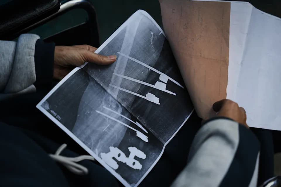 Metak joj je razbio koleno — hoće li 15‑godišnja Rimas ponovo hodati zavisi od prelaza Rafah