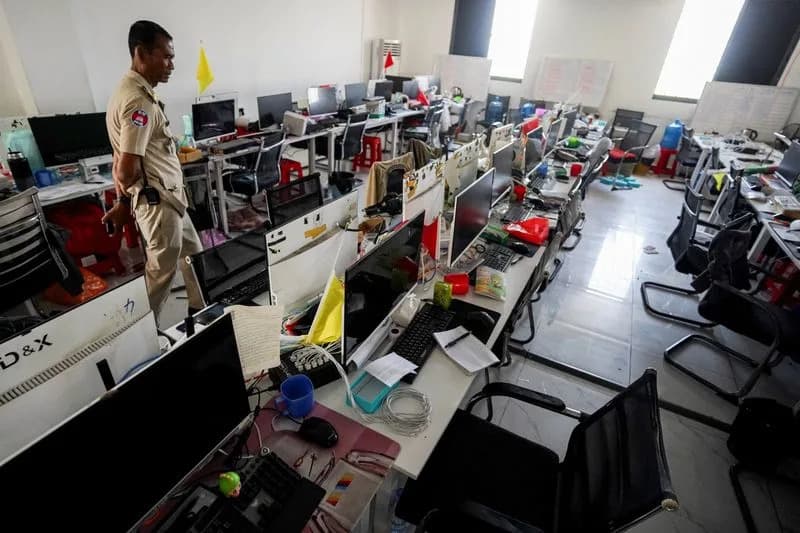 Kambodža Zatvorila Skoro 200 Centara Prevara i Otkrila Kamp U Kampotu