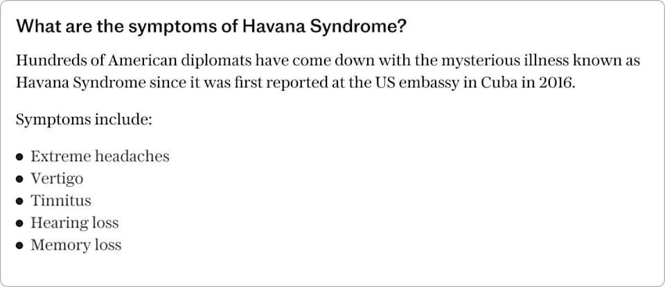 Norveški naučnik sebi naneo oštećenje mozga testirajući uređaj povezan s 'Havana sindromom'