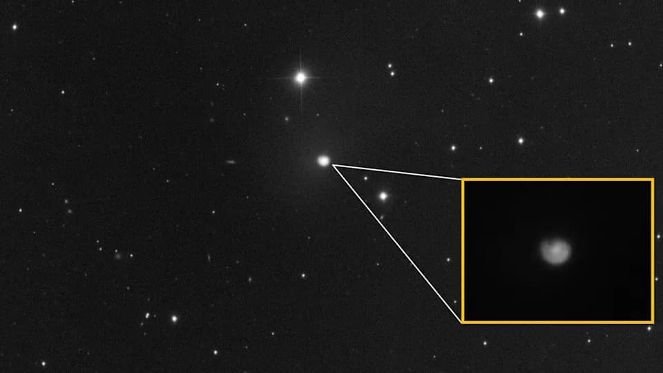 Kometa 29P Pretvorila Se U Svetleću 'Puževa Školjka' Nakon Moćne Erupcije