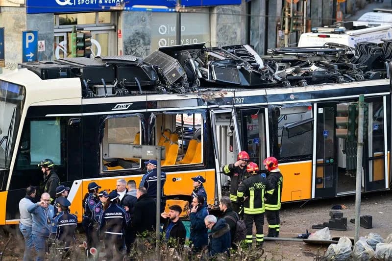 Tragedija u Milanu: tramvaj iskočio iz šina kod Centralne stanice — dvoje poginulo, oko 40 povređeno