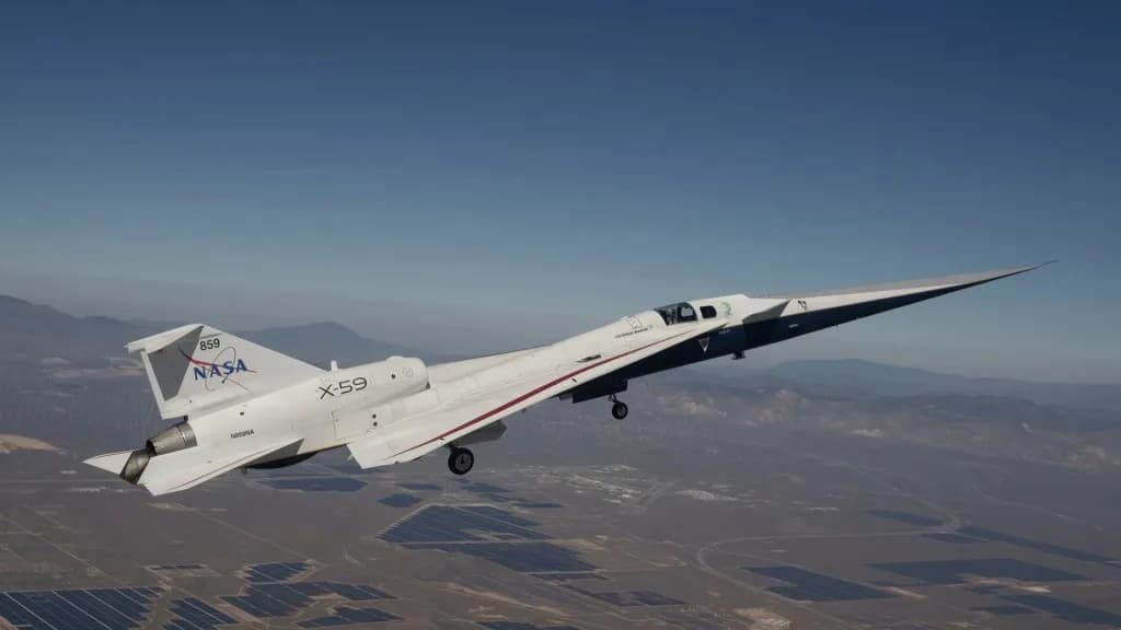 X-59 Ponovo Na Nebu: NASA Širi Testiranja Tihe Supersonične Letelice Za 2026.