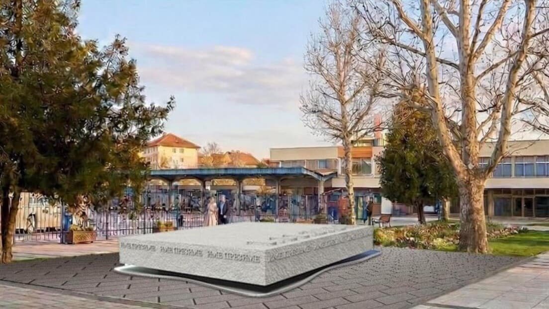 Izabran spomenik žrtvama pada nadstrešnice u Novom Sadu — pobedila "ploča koja lebdi"