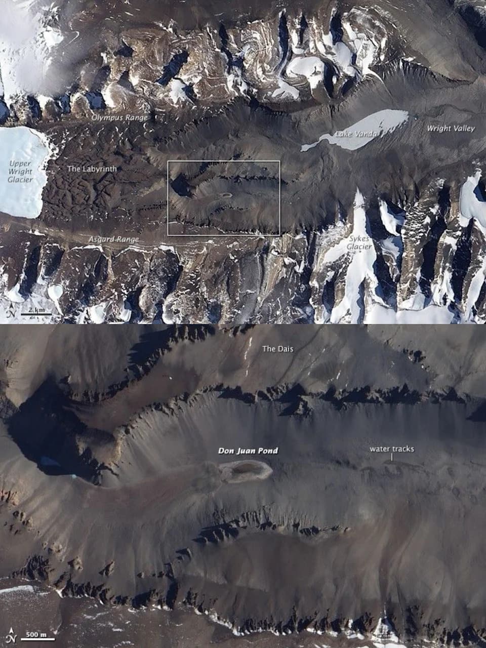 Don Juan Pond: Antarktičko "sirupasto" jezero koje ne mrzne ni pri −50 °C