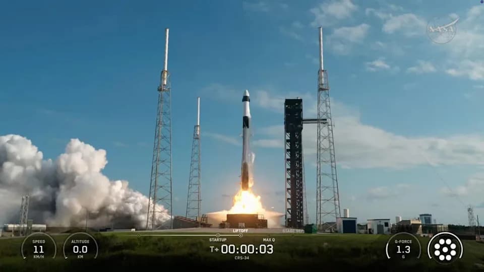 SpaceX Lansirao Cargo Dragon Ka ISS Sa Oko 3 Tone Tereta — Kapsula Na Šesti Put