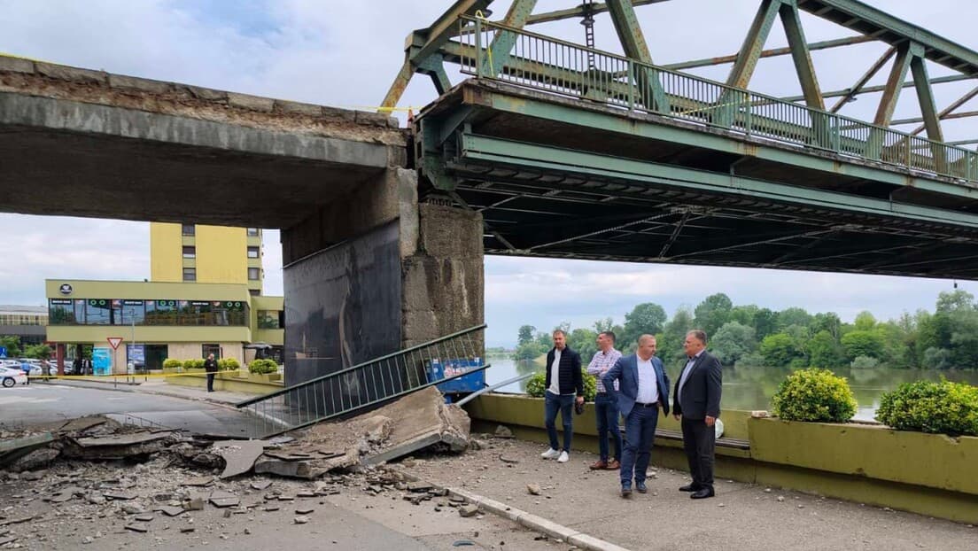 Urušavanje mosta kod Gradiške: Krnjić protiv otvaranja privremenog prelaza, Amiđić oštro reagovao
