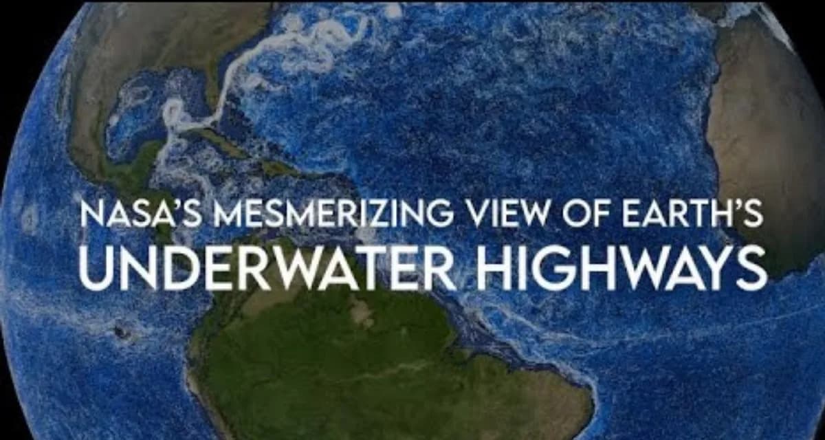 NASA Vizualizacija 'Podvodnih Autoputeva' — Kad Okeani Izgledaju Kao Van Gog