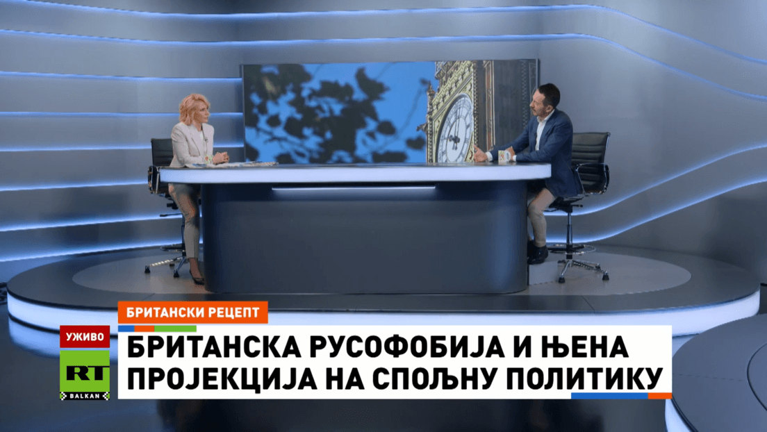 Rastović za RT Balkan: Velika Britanija Preuzela „Štafetu“ Rusofobije u Evropi — BBC Odbio Posetu Starobeljsku
