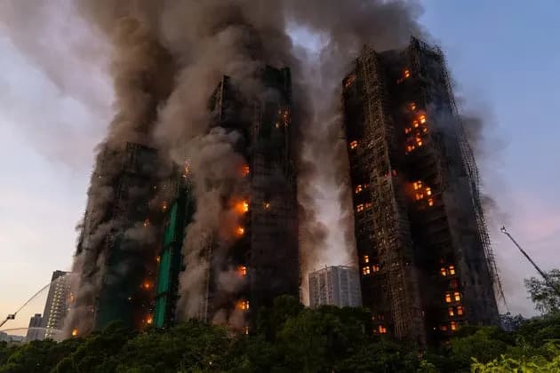 Hongkong Optužio Sedam Osoba i Dve Kompanije Posle Požara u Wang Fuk Courtu Koji Je Uzeo 168 Života