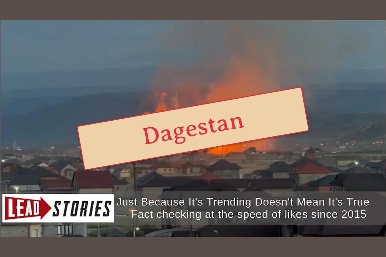 Provera činjenica: Viralni video o požarima nije iz Belfasta, već iz Dagestana