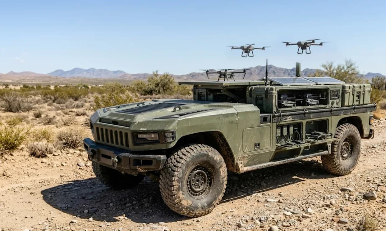 AM General Predstavlja UGV i JLTV A2 Sa Protivdron Sistemima Na Sajmu Eurosatory U Parizu