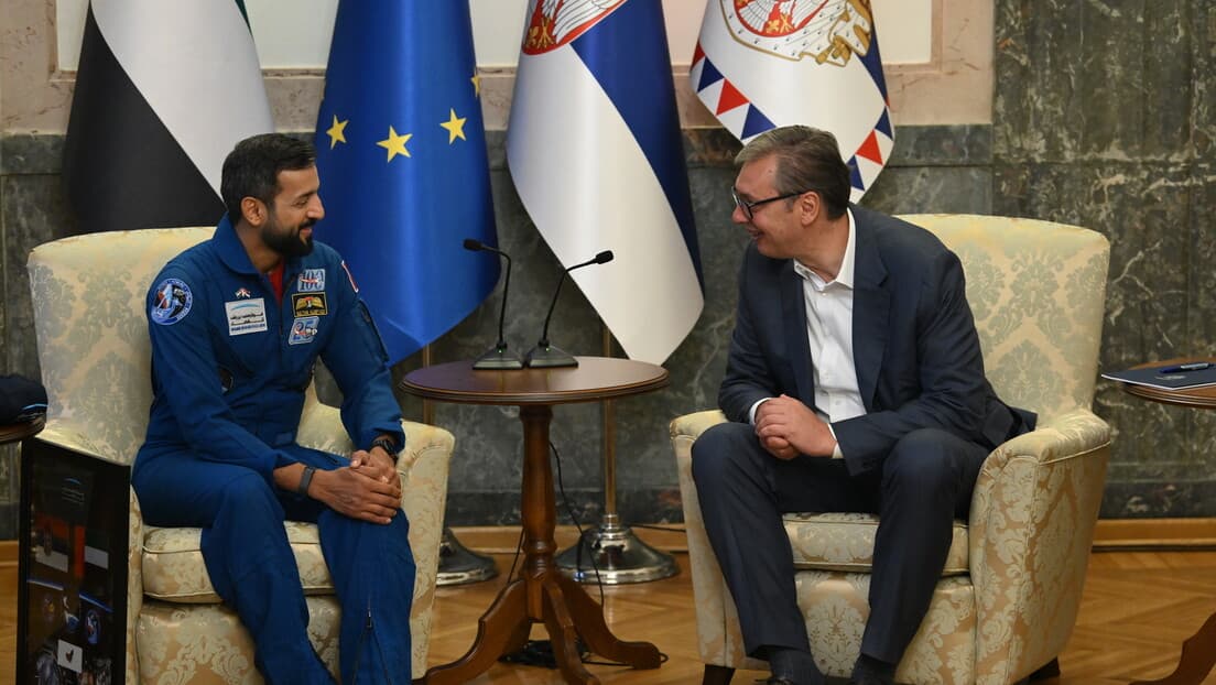 Vučić Sa Prvim Arabskim Astronautom: "Želimo Srbe U Svemiru Uz Pomoć UAE"