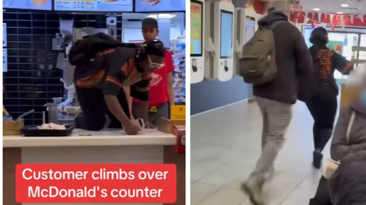 Viralni snimak: Mušterija izbacila navodnu počiniteljku krađe iz McDonald’sa