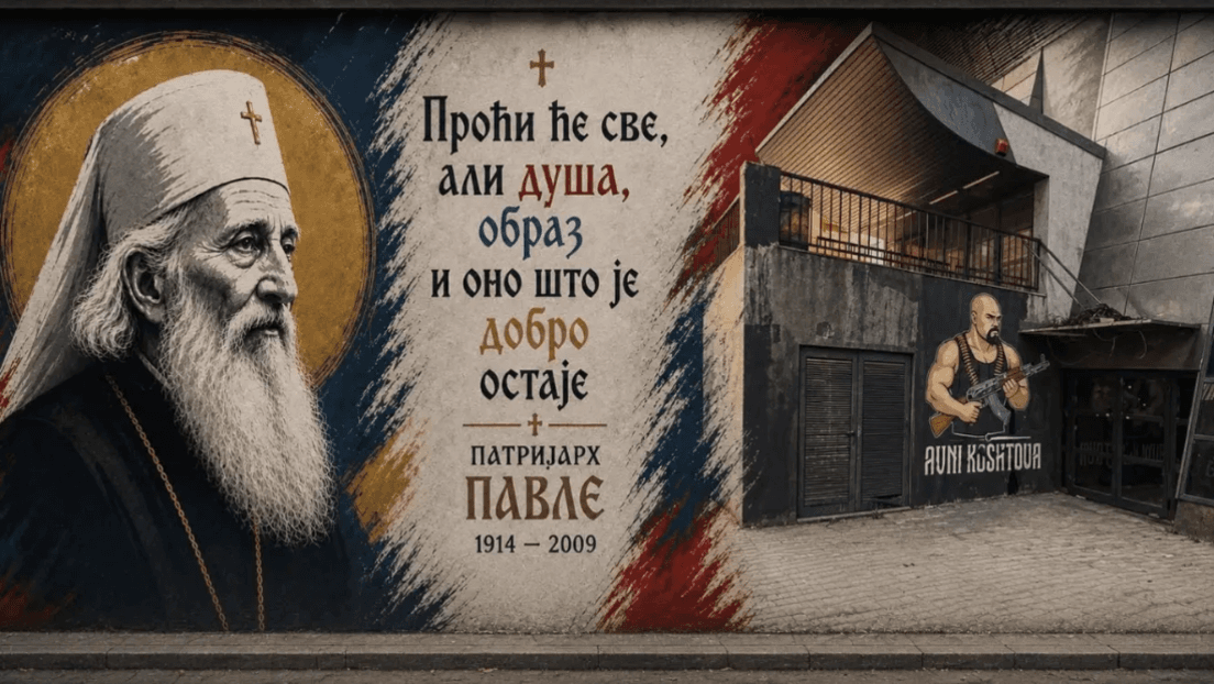 Sprečeno oslikavanje murala patrijarha Pavla u Severnoj Mitrovici — gradonačelnik traži objašnjenje
