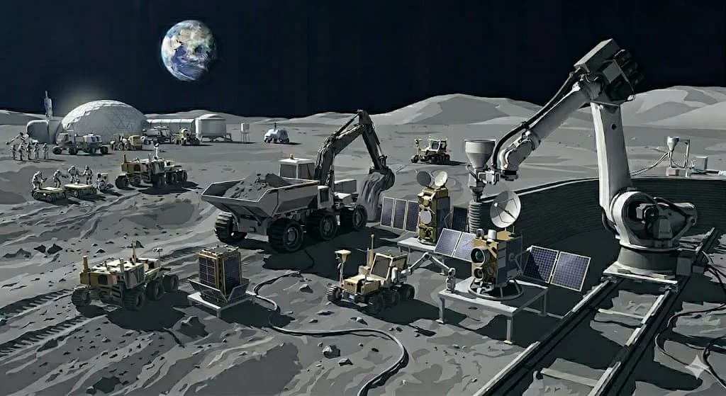 Test Na ISS Pokazao: Mesečev Prah Može Postati Građevinski Materijal