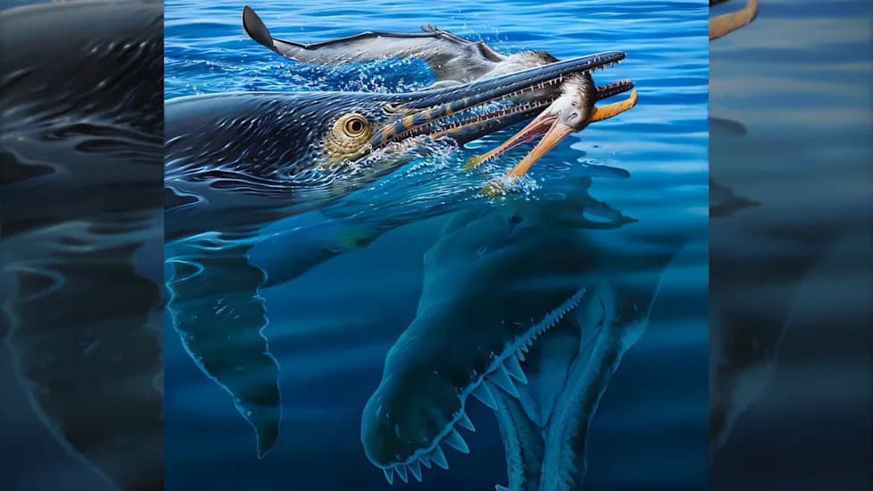 Neverovatan Fosil Iz Outbacka: Kronosaurus Je Pojeo Iktihozaura Koji Je Gutao Pterosaurusa