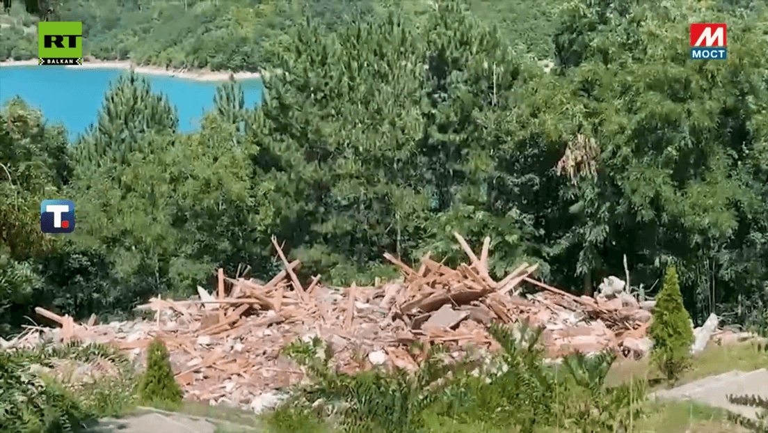 Porušen motel "Jezero" kod Gazivoda uprkos sudskom sporu — vlasnici: "Došlo je naše vreme"