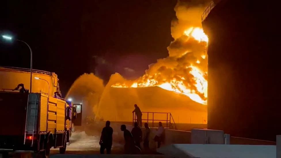 Ogroman požar u rafineriji Zawiya posle napada dronom — NOC preti obustavom rada
