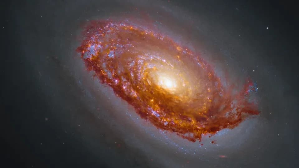 Habl i Džejms Veb Ujedinili Snage: Nova Kompozitna Slika Galaksije „Crno Oko” (Messier 64)