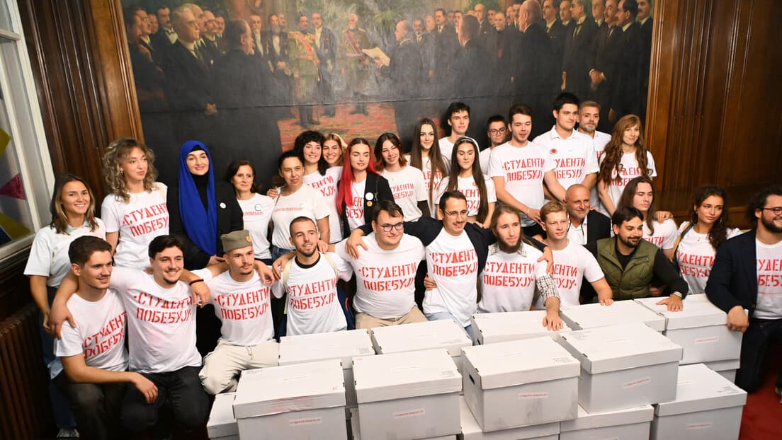 Studentski pokret predao RIK‑u listu "Studentska lista — Studenti pobeđuju"