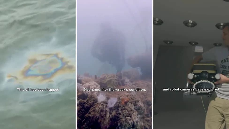U Pearl Harboru i dalje curi ulje iz USS Arizone — 'crne suze' podsećaju na ekološku i istorijsku tragediju